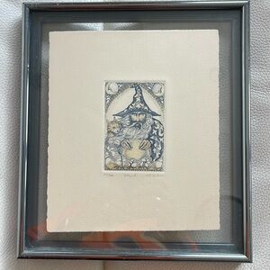 R.h. Rachel Badeau Ltd edition frame print embossed 62/200 Wizard signed
